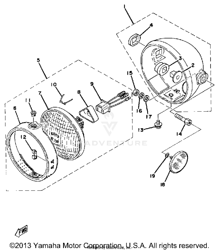Headlight Schematic