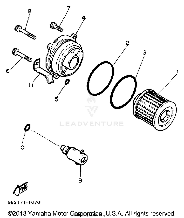 Oil Filter Schematic