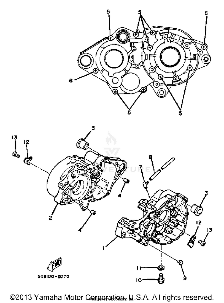 Crankcase Schematic