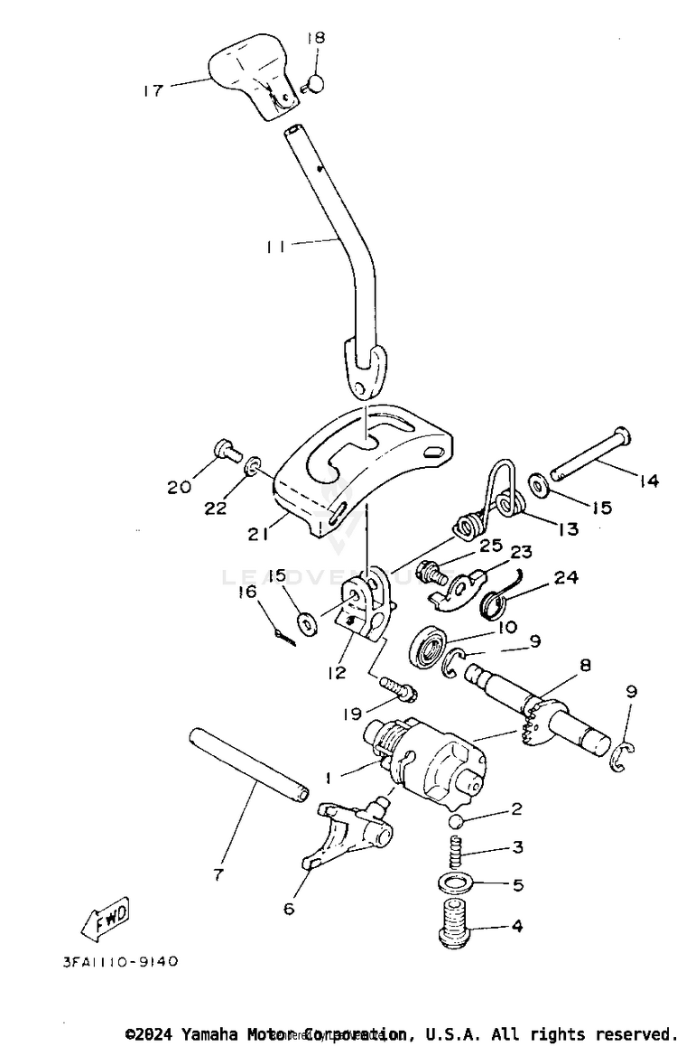 Shift Cam - Fork Schematic