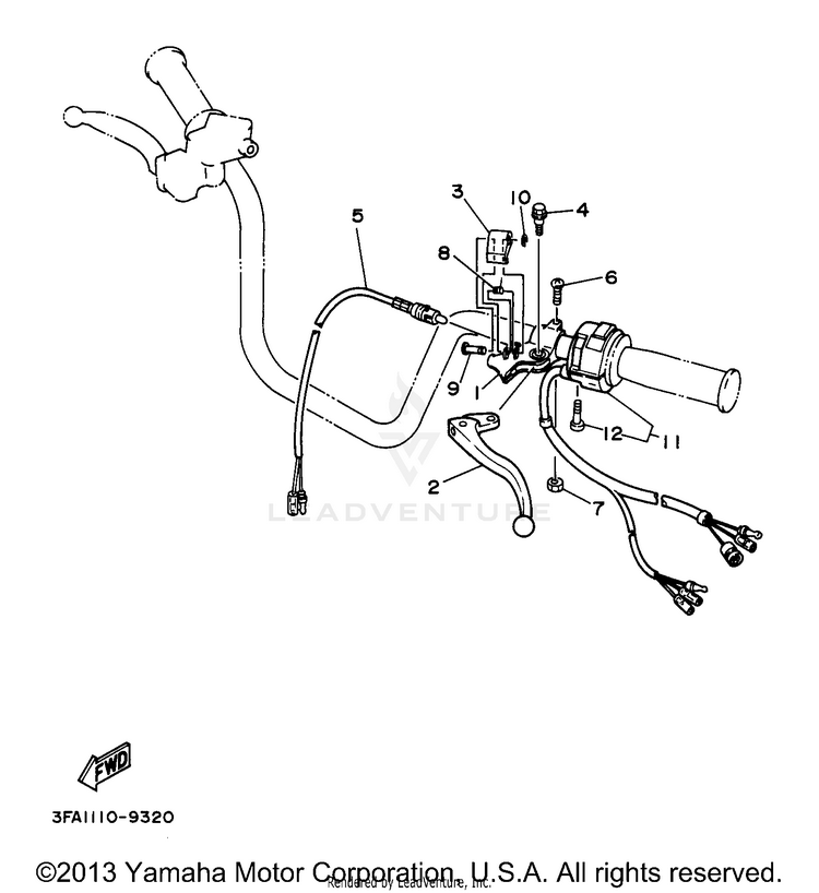 Handle Switch Lever Schematic