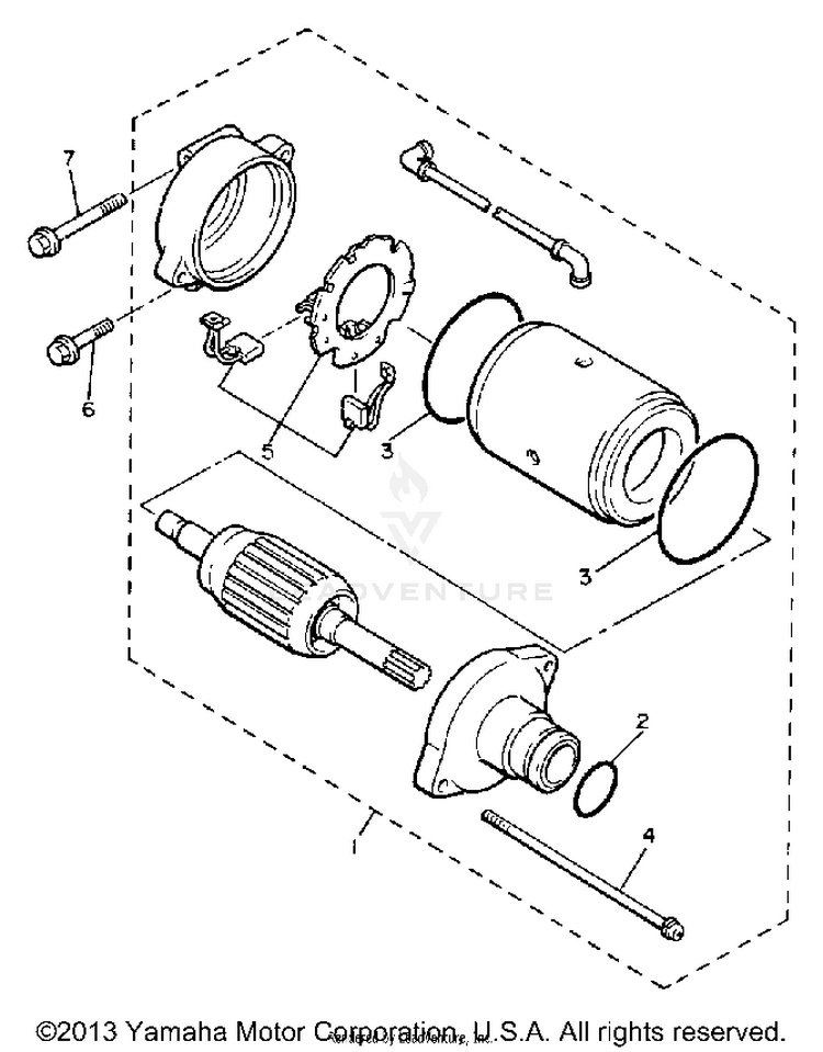 Starting Motor Schematic