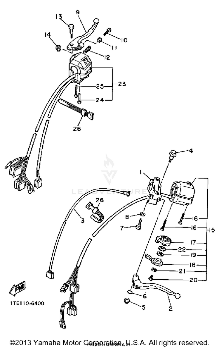 Handle Switch Lever Schematic
