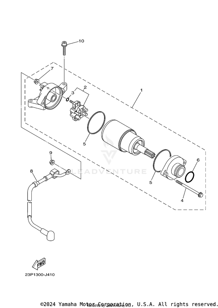 Starting Motor Schematic