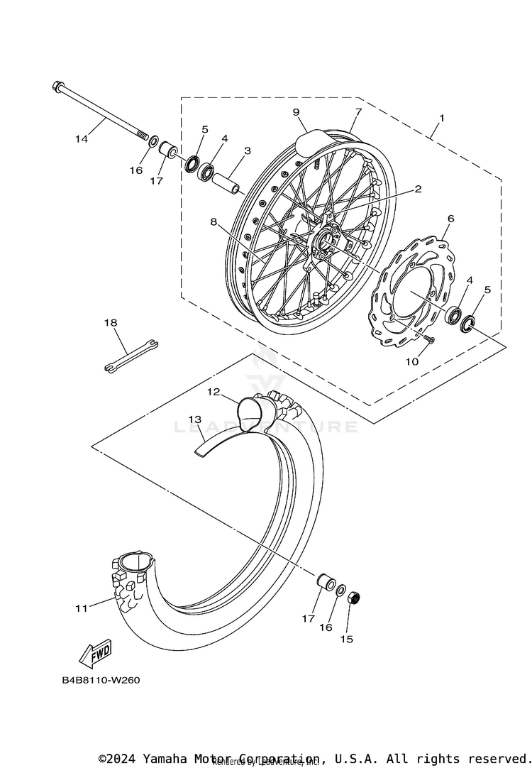 Front Wheel Schematic