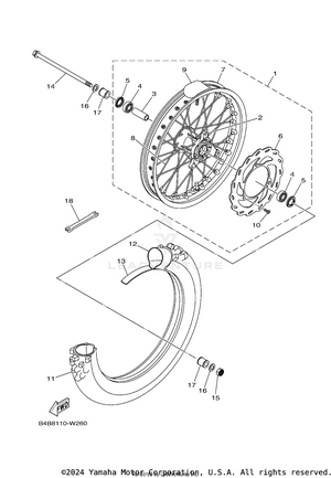 Front Wheel Schematic