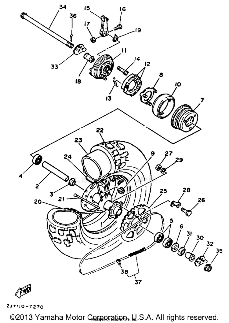 Rear Wheel Schematic