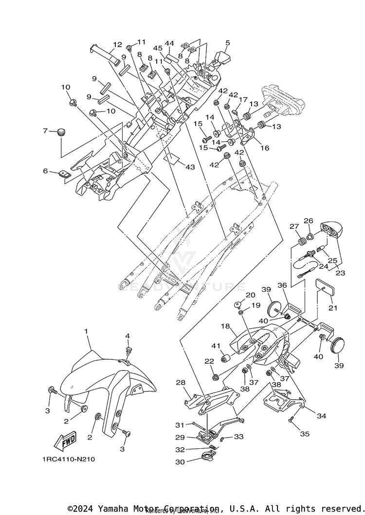 Fender FZ09 CA - FZ09FCGY - 2015 Schematic