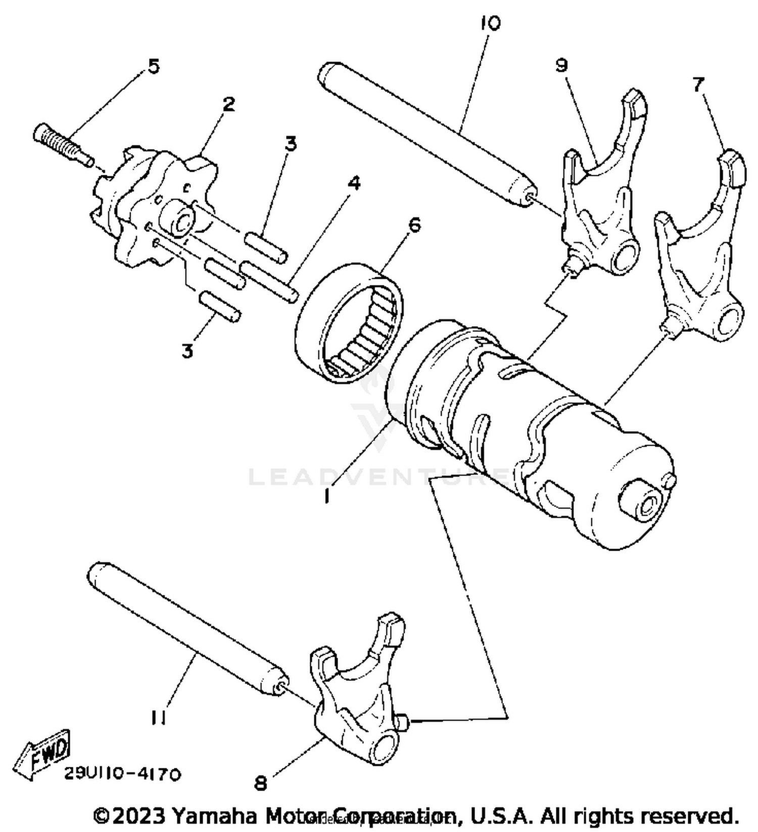 SHIFT CAM-FORK