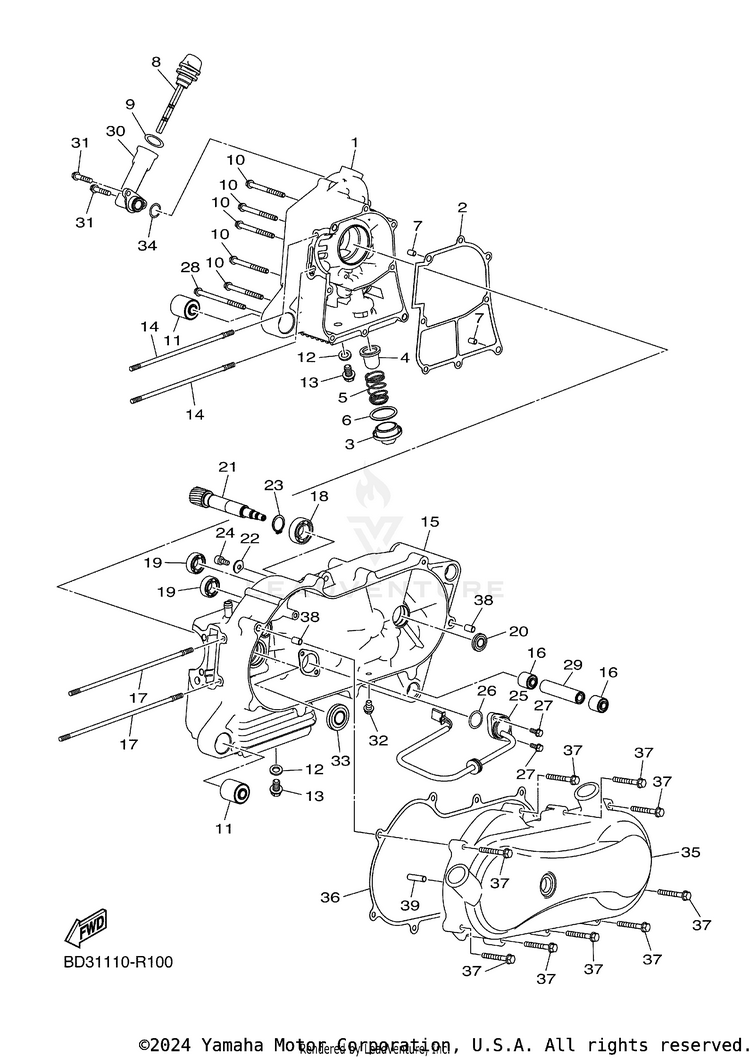 Crankcase Schematic