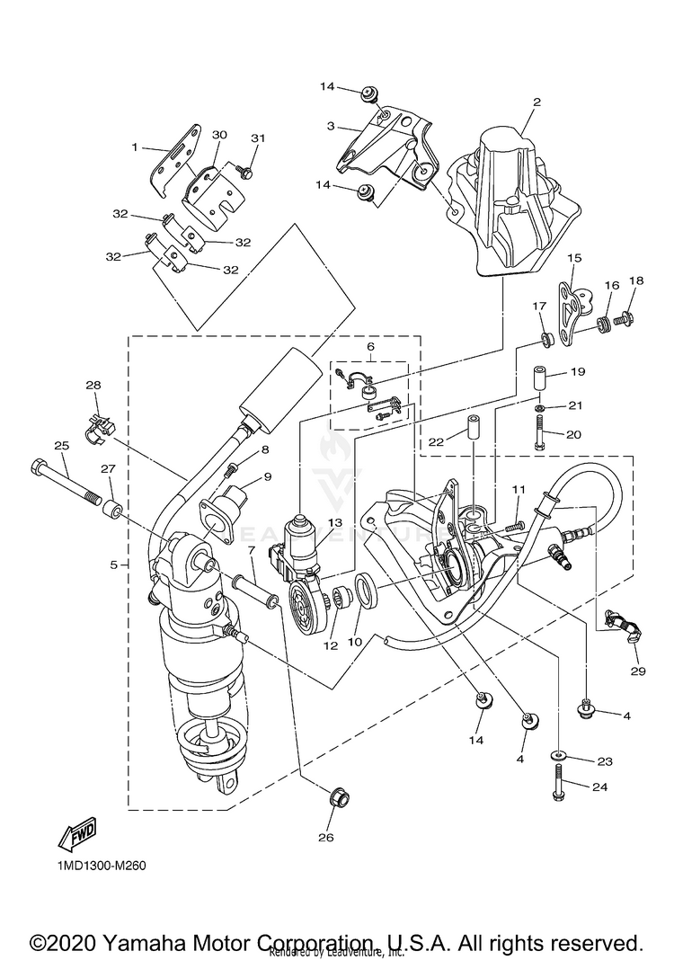 Rear Suspension Schematic