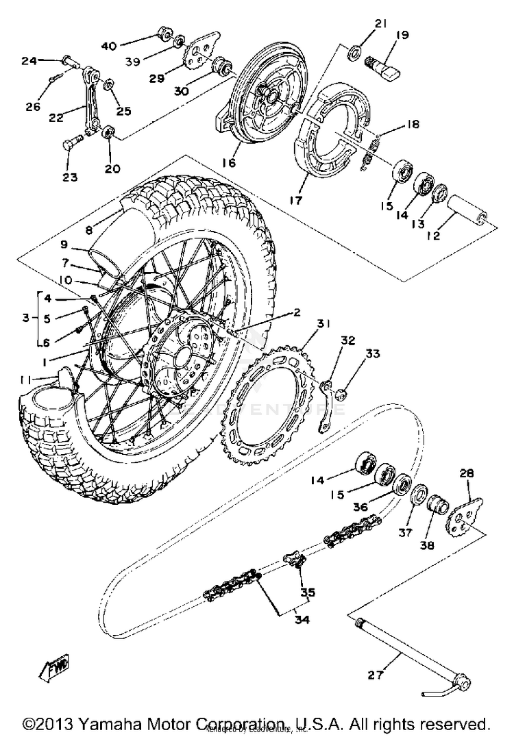 Rear Wheel Schematic