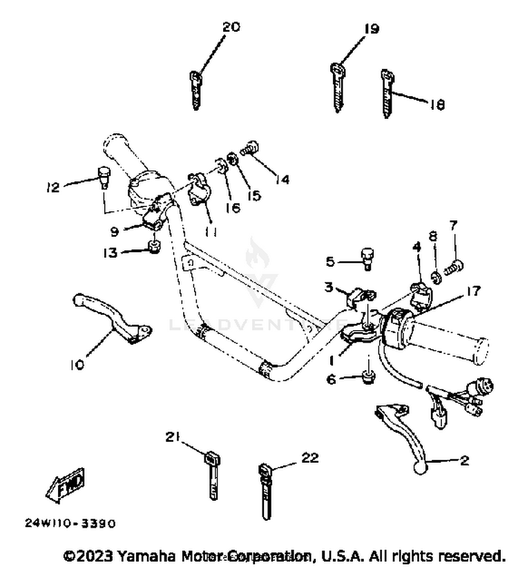 Handle Switch-Lever Schematic