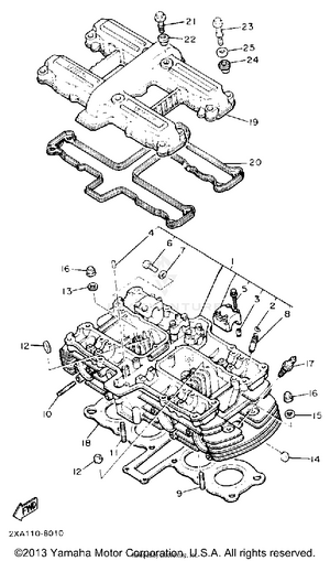 Cylinder Head Schematic