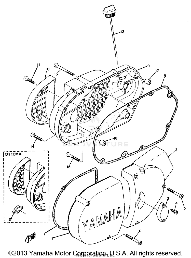 Crankcase Cover Schematic