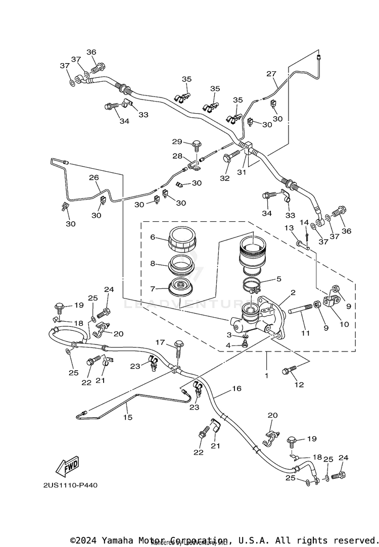 Master Cylinder Schematic