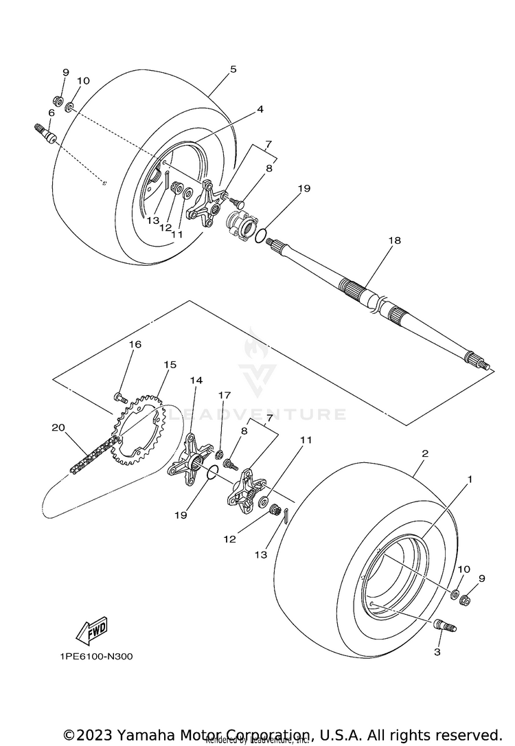 Rear Wheel Schematic