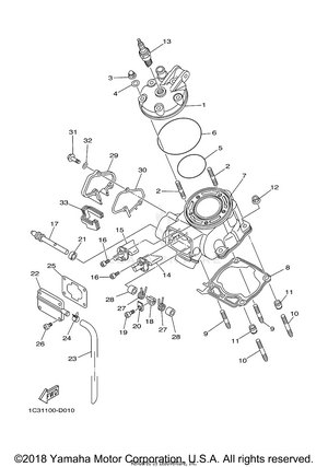 Cylinder Head Schematic