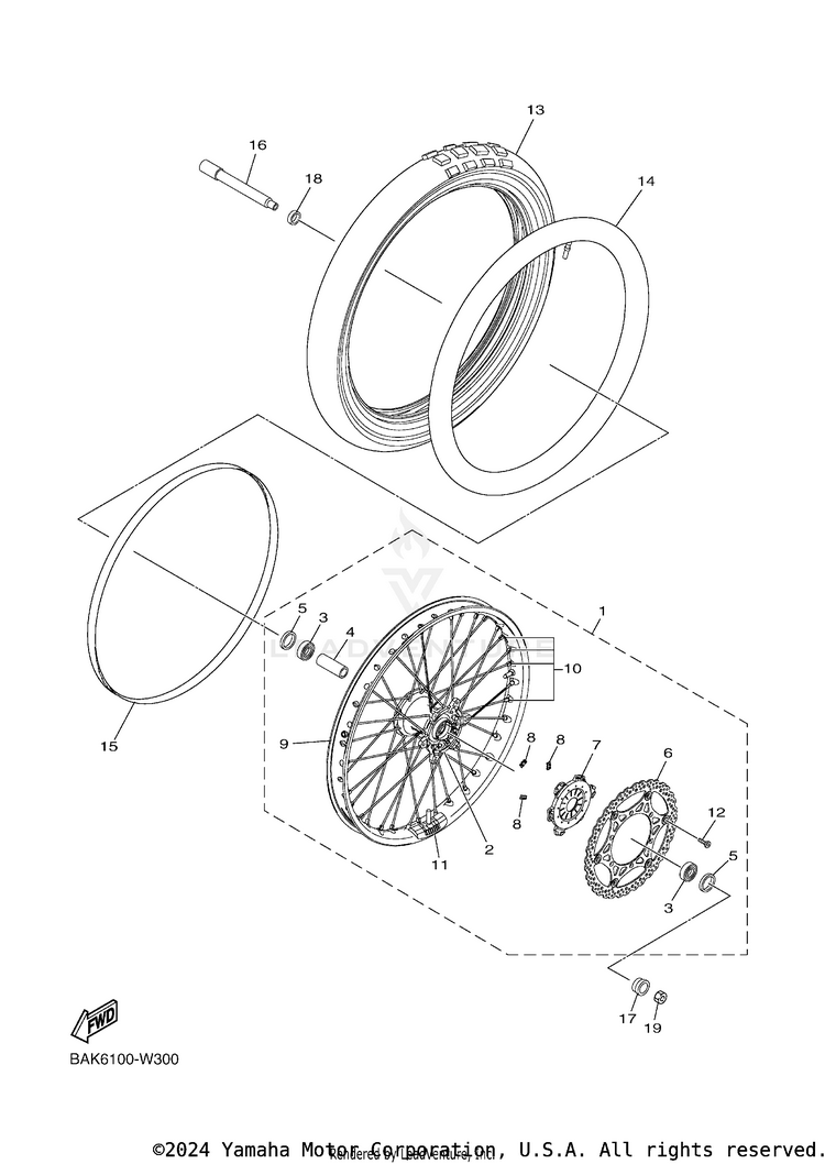 Front Wheel Schematic