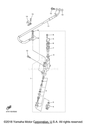 Rear Master Cylinder Schematic