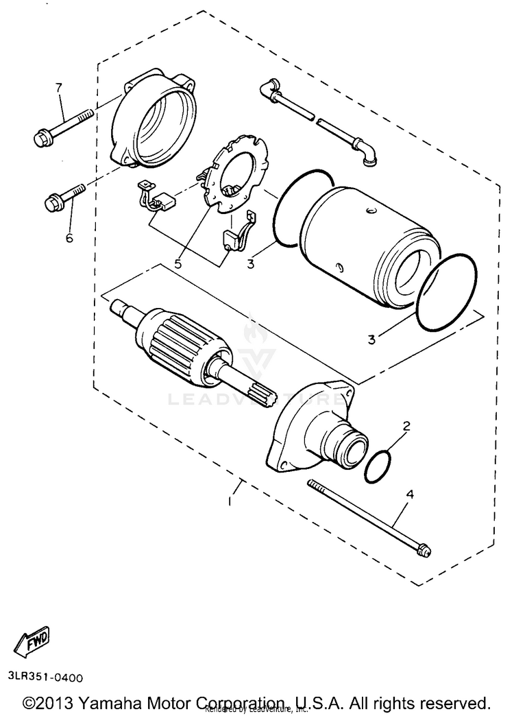 Starting Motor Schematic