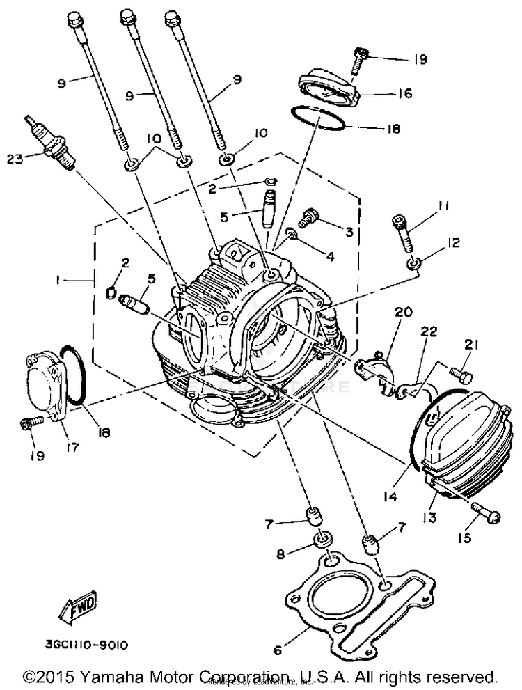 Cylinder Head Schematic