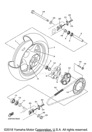 Rear Wheel Schematic