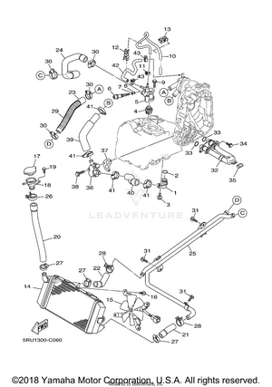 Radiator Hose Schematic