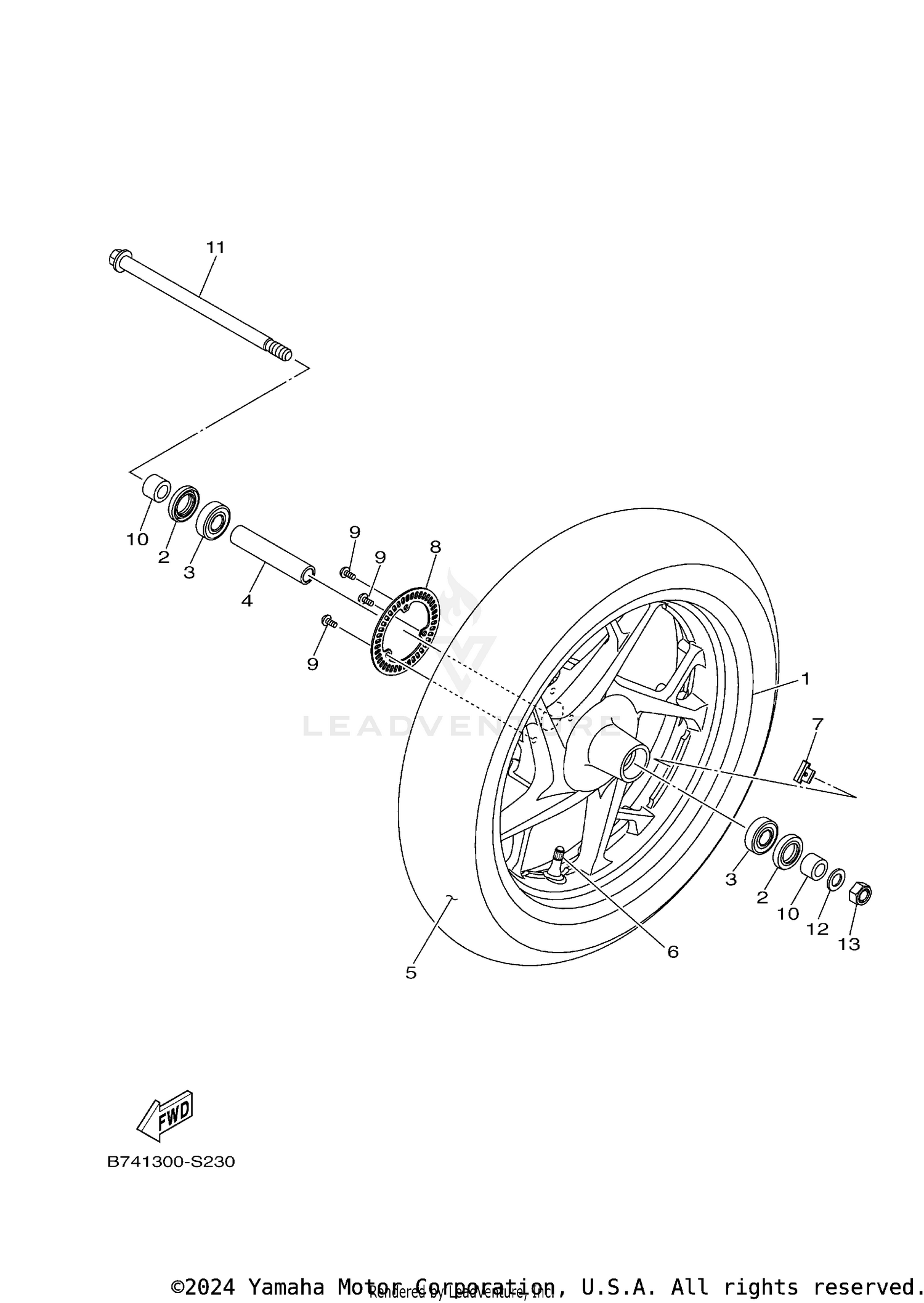 FRONT WHEEL