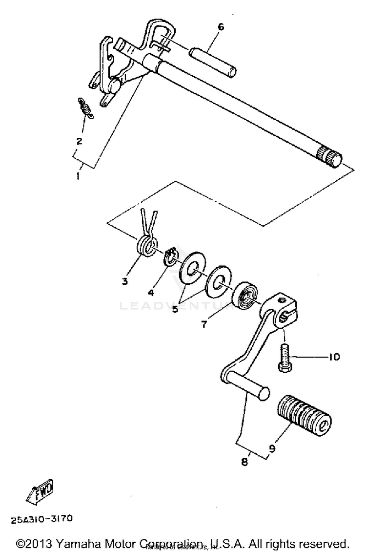 Shift Shaft Schematic