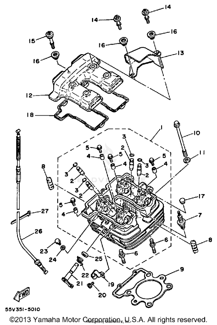 Cylinder Head Schematic