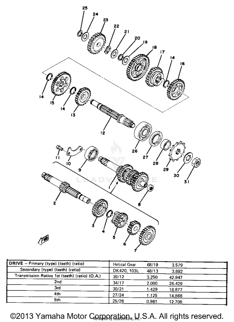 Transmission Yz80d Schematic