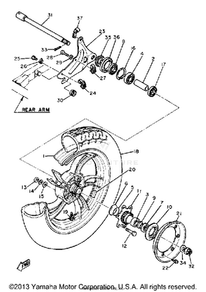 Rear Wheel Schematic