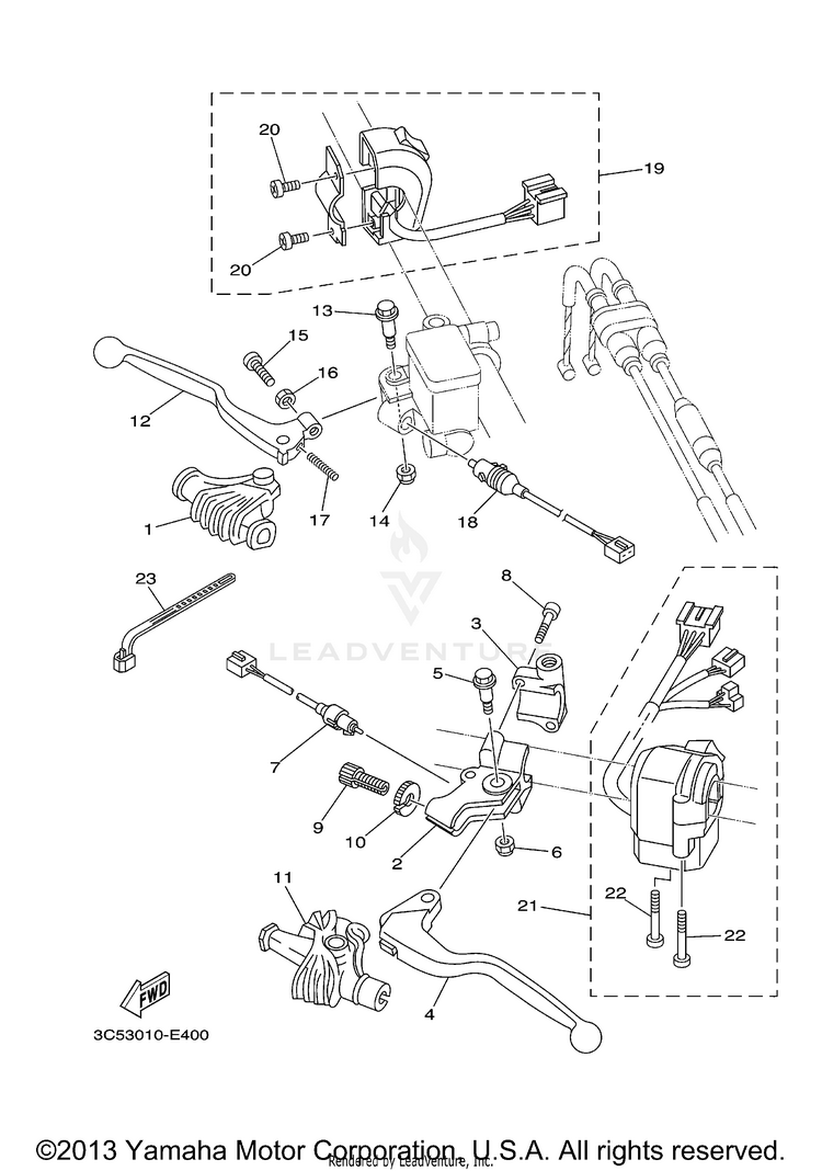 Handle Switch Lever Schematic