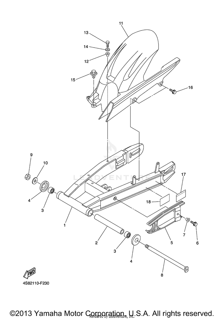 Rear Arm Schematic