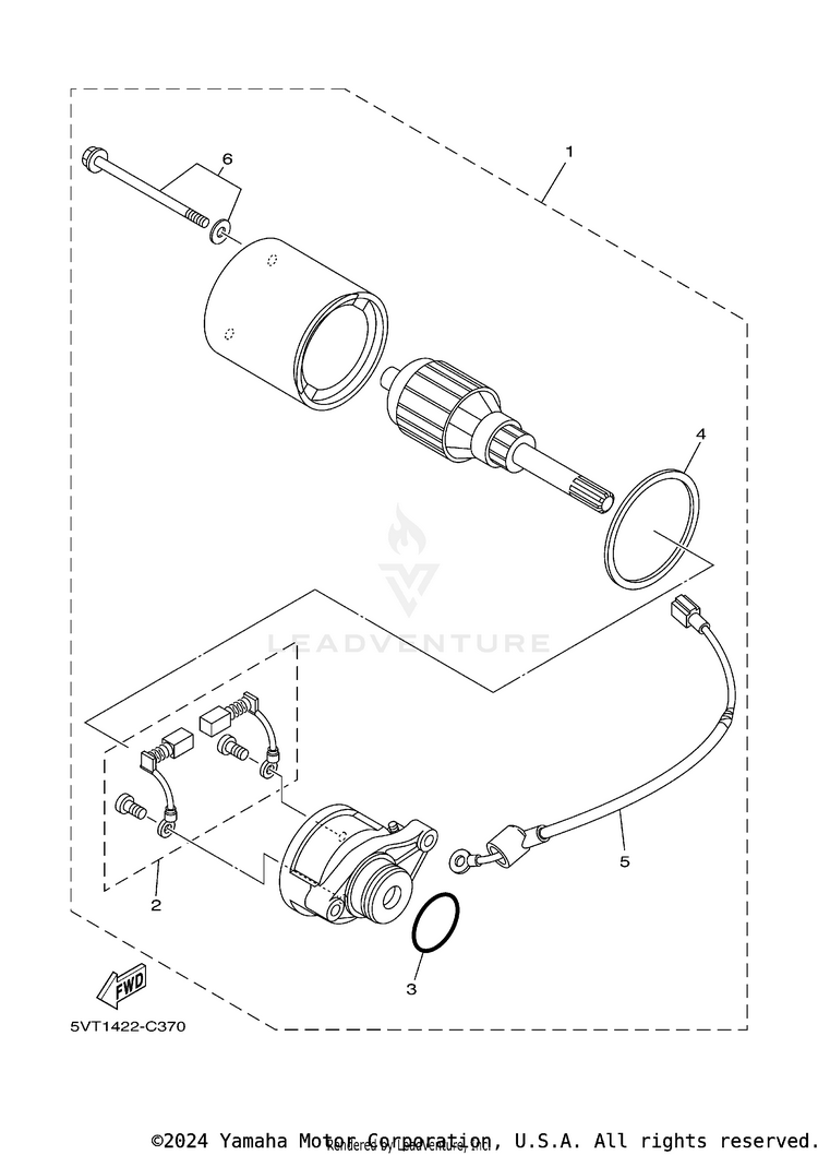 Starting Motor Schematic