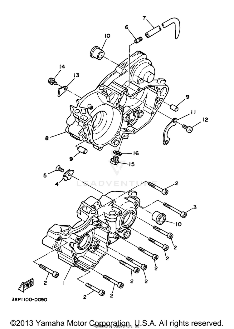 Crankcase Schematic