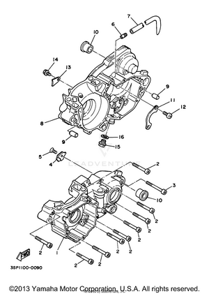 Crankcase Schematic