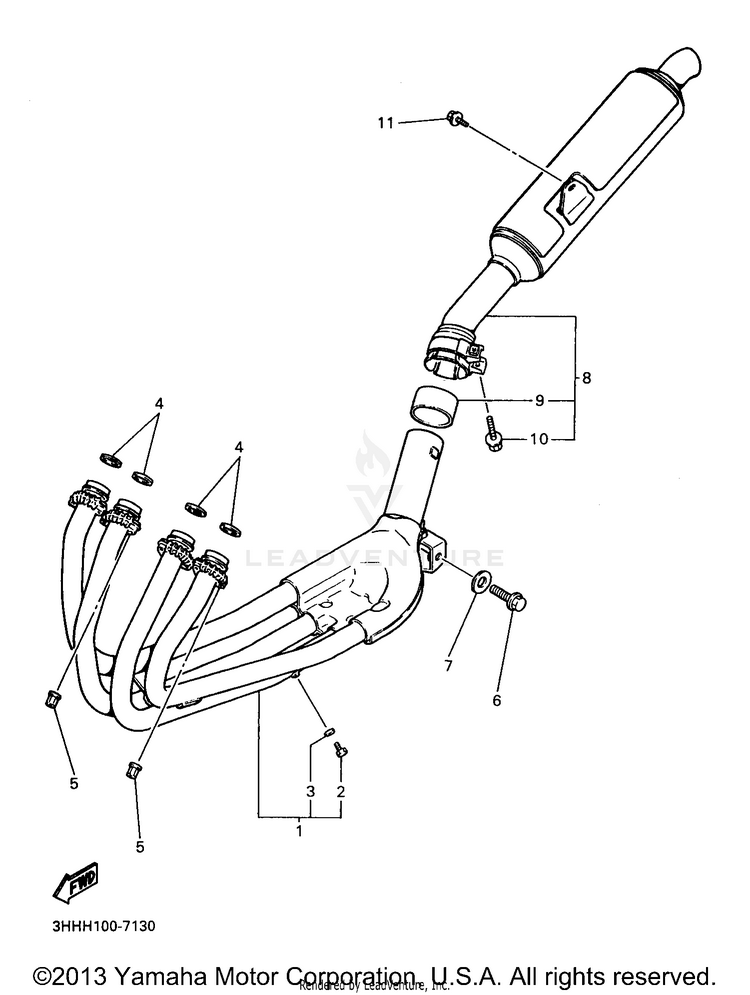 Exhaust Noncalifornia Schematic