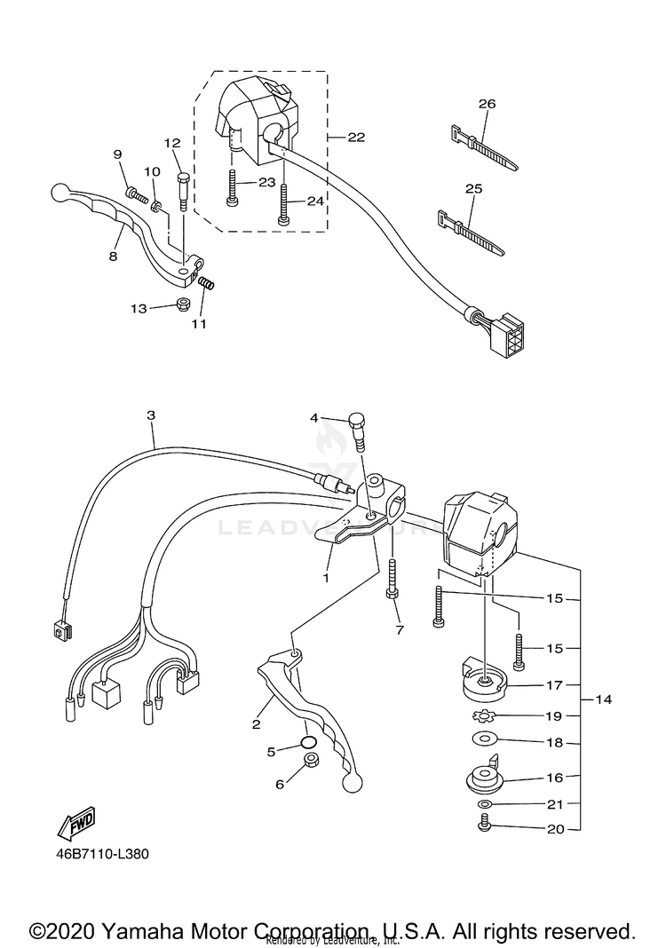 Handle Switch Lever Schematic