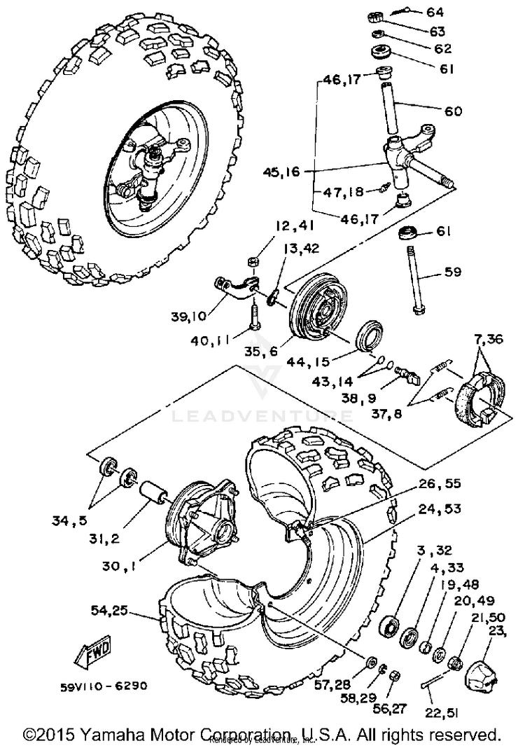 Front Wheel Schematic