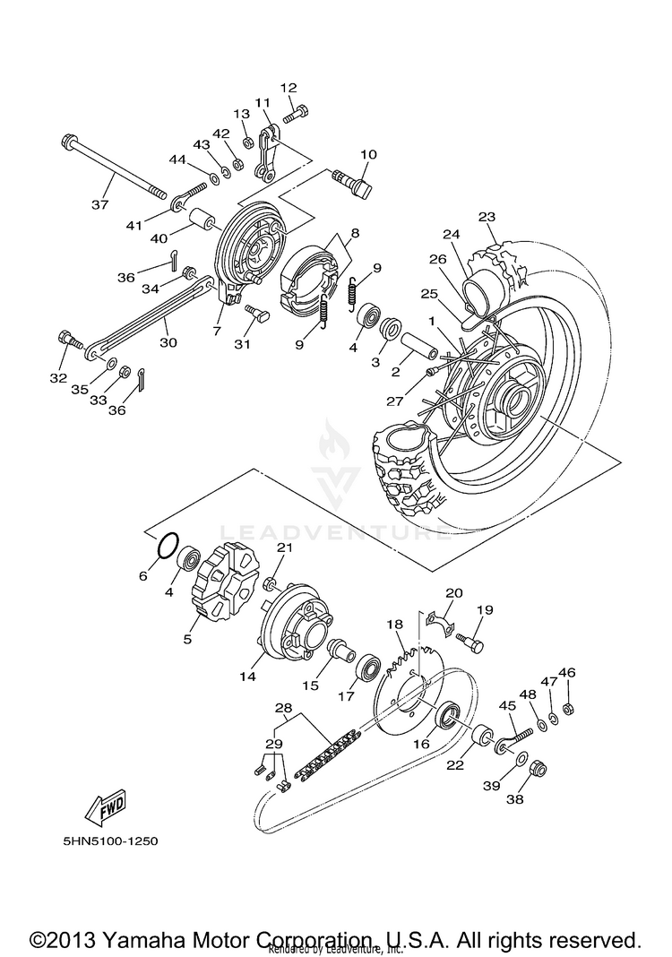 Rear Wheel Schematic