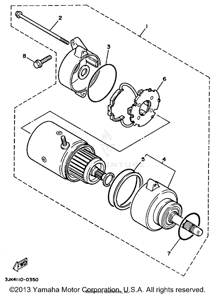Starting Motor Schematic