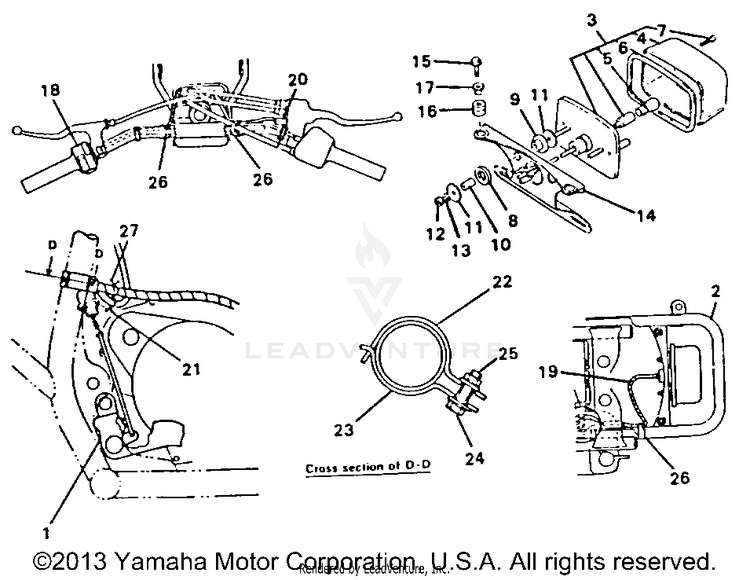 Taillight Kit Maine New Hampshire BLASTER - YFS200D_MN - 1992 Schematic
