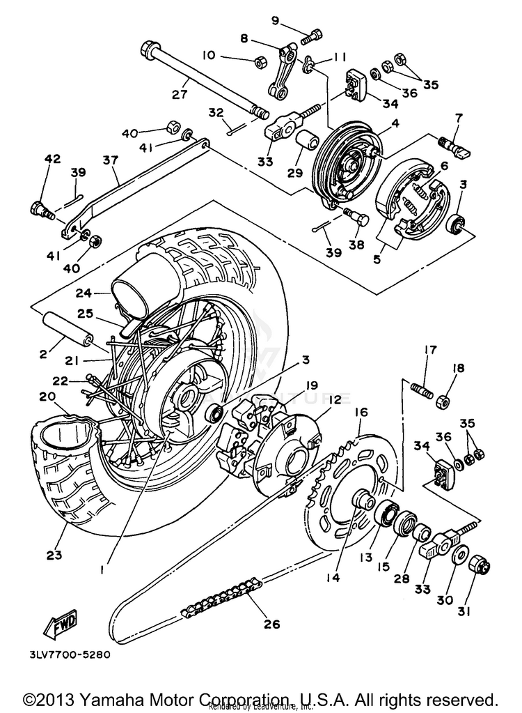 Rear Wheel Schematic