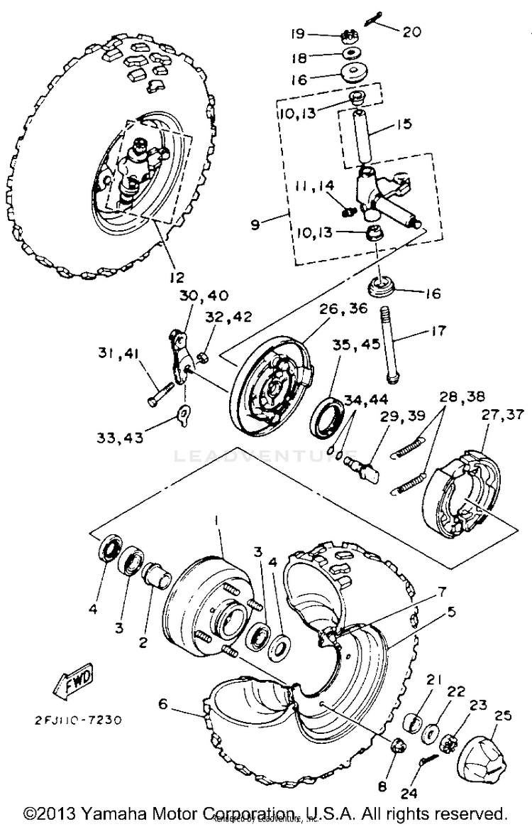 Front Wheel Schematic