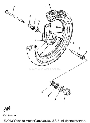 Front Wheel Schematic