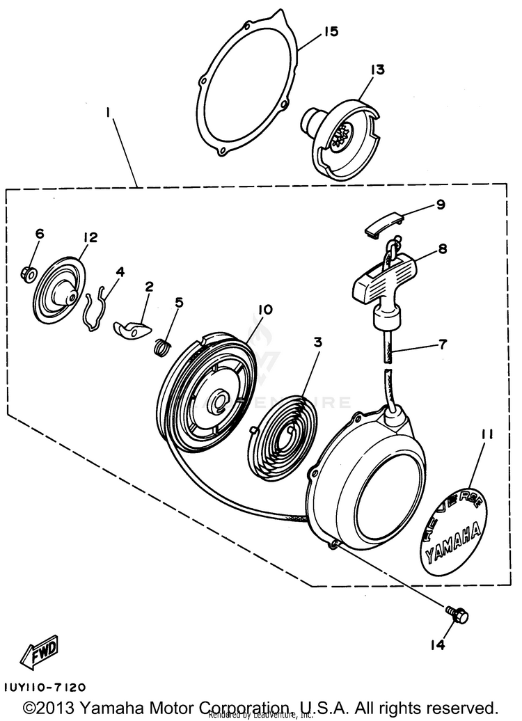 Alternate Engine BIG BEAR 4WD - YFM350FWG - 1995 Schematic