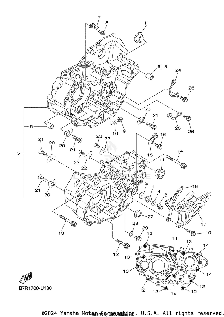 Crankcase Schematic