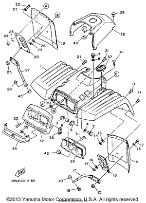 Front Fender Schematic